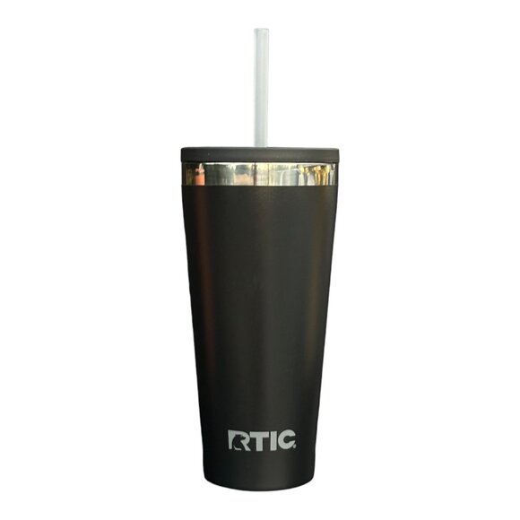 RTIC EVERYDAY TUMBLER 20oz - BLACK (CERAMIC LINING) - Picture 2 of 2